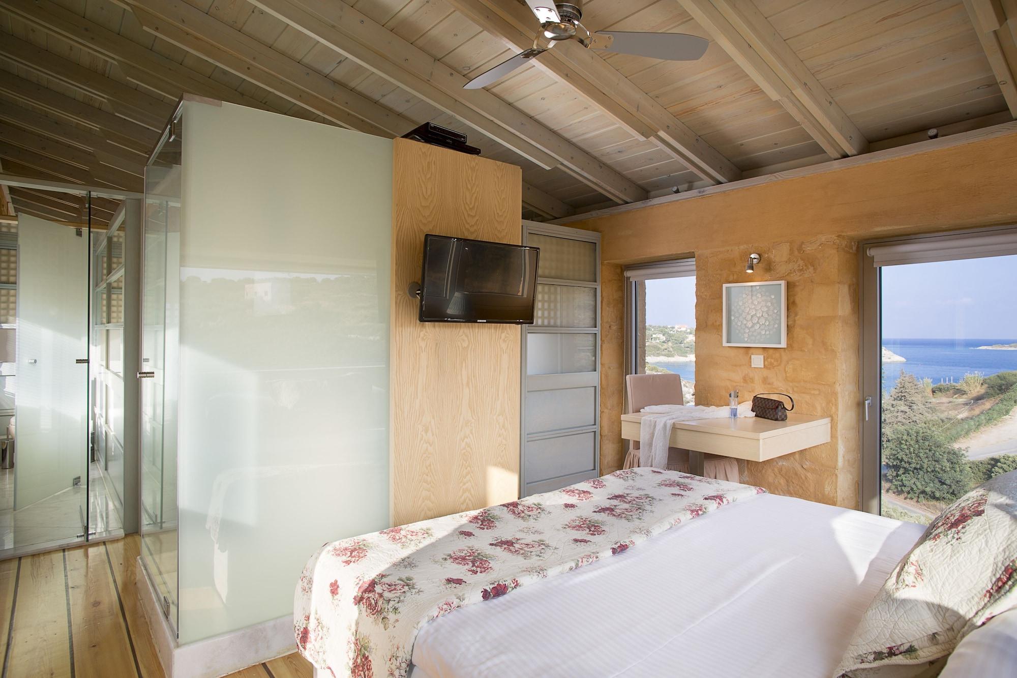 Olea Villas - Infinity Pool, Hot Tub, Sea Views Марати Екстериор снимка